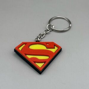 Superman Logo Keychain